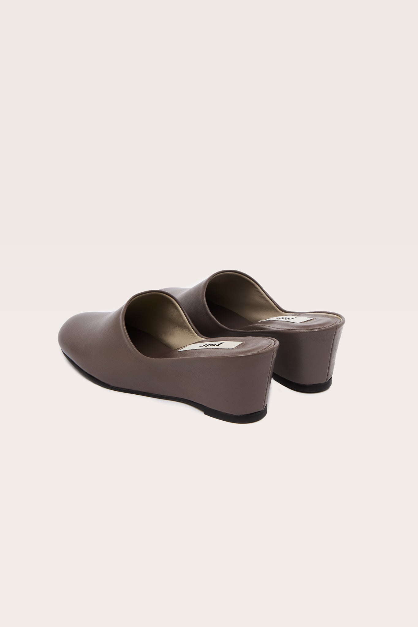 NAKED WEDGES, TAUPE