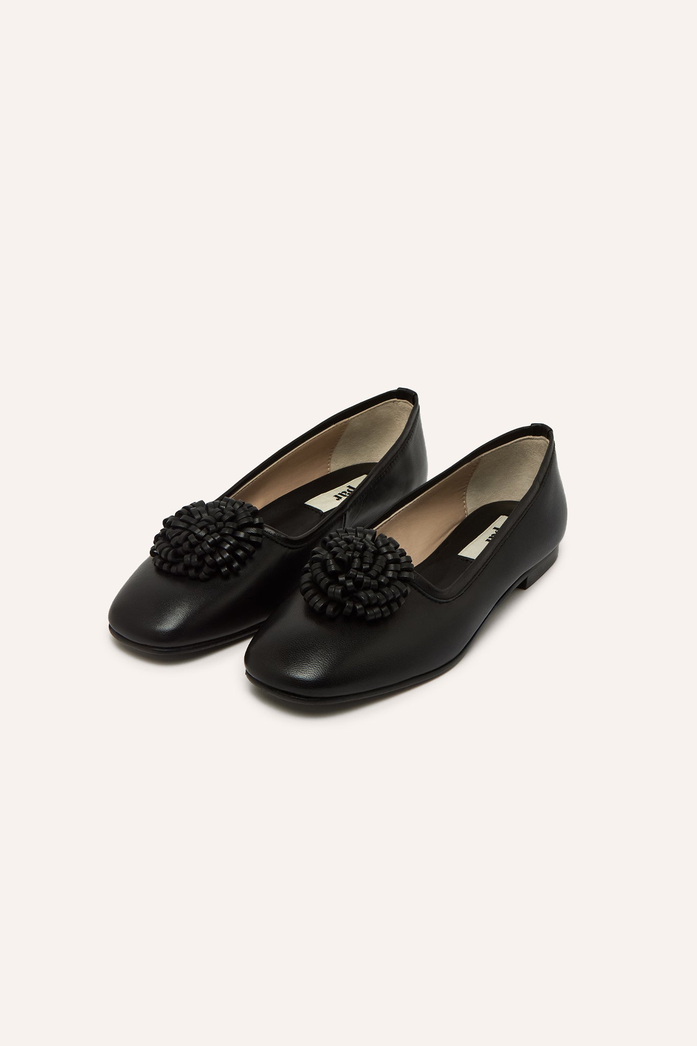 MARSHA POMPOM BALLERINAS, BLACK