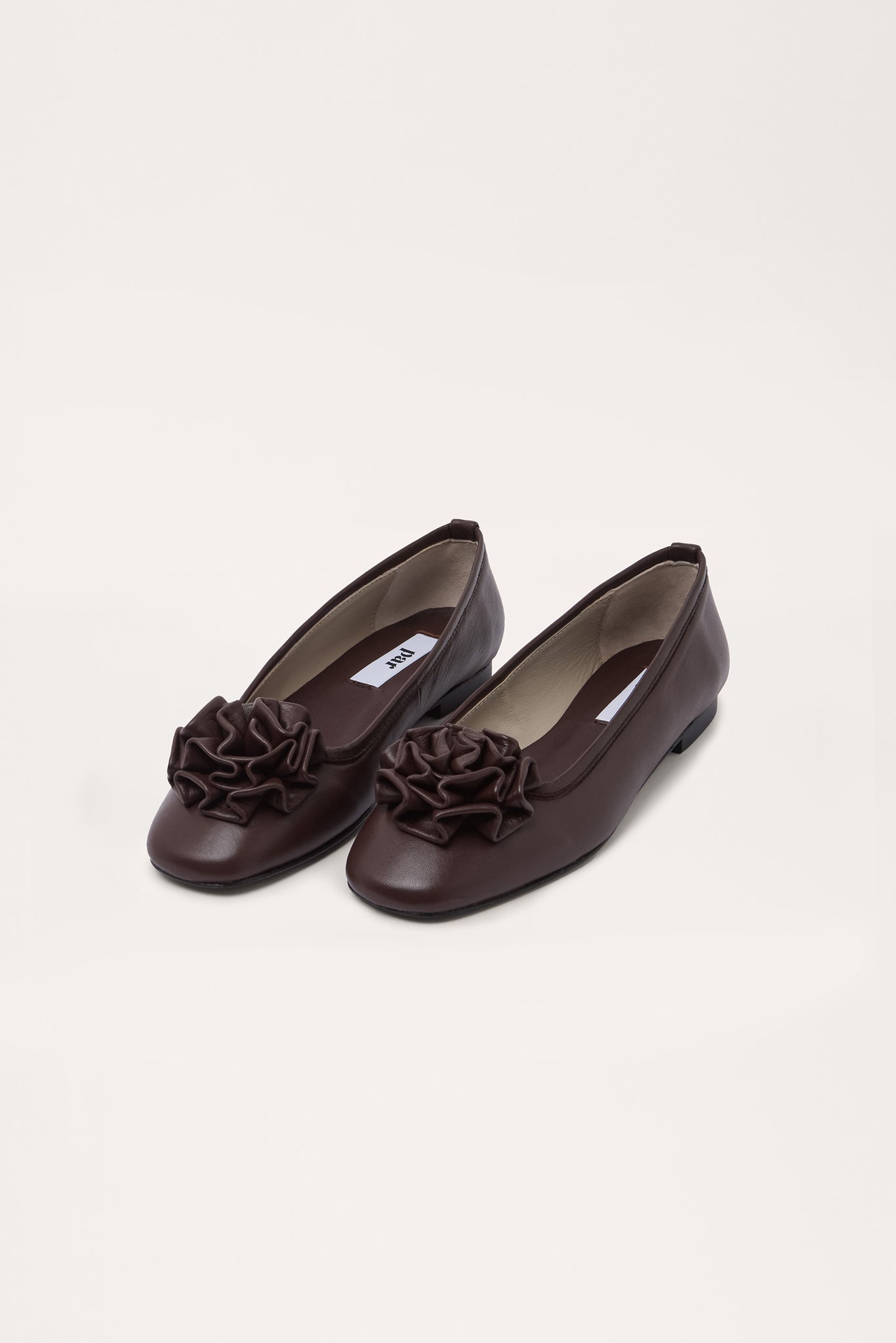 MARSHA ROSETTE BALLERINAS, CHOCOLATE