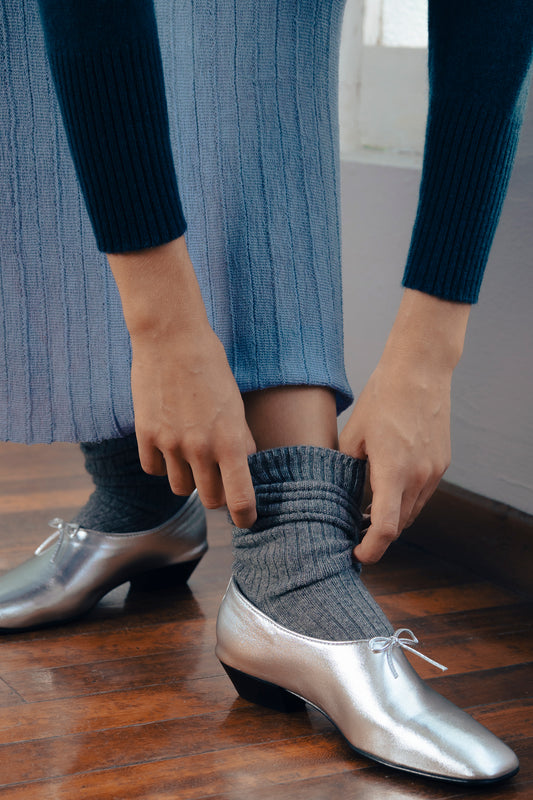 MOON SLIPPERS_SILVER