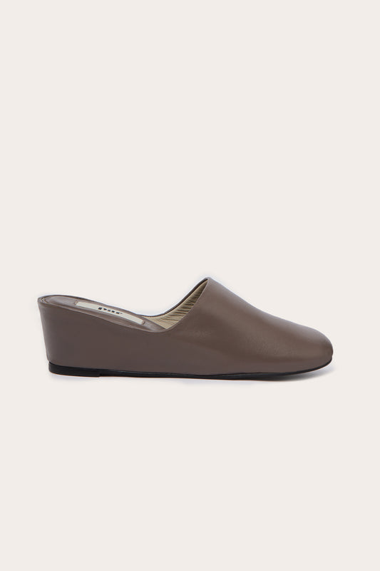 NAKED WEDGES, TAUPE